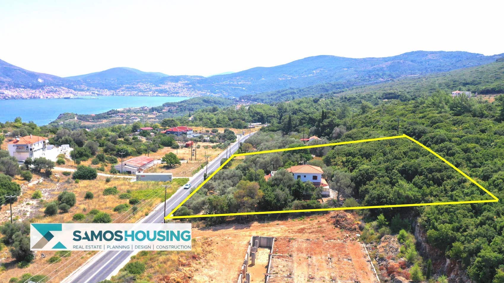 SH492 Prime Seaview Property Samos Housing