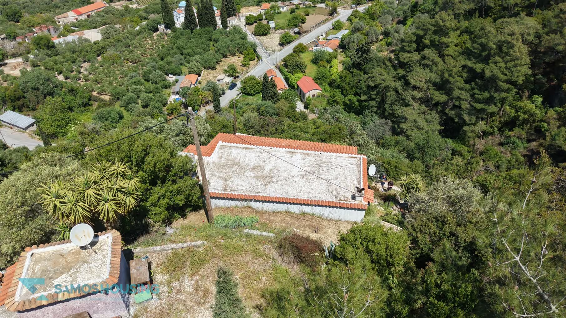 sh580-1-1 Sea View Cottage for Sale in Pagondas Samos – Village Retreat | SH580
