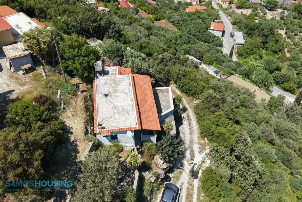 Sea View Cottage for Sale in Pagondas Samos – Village Retreat | SH580