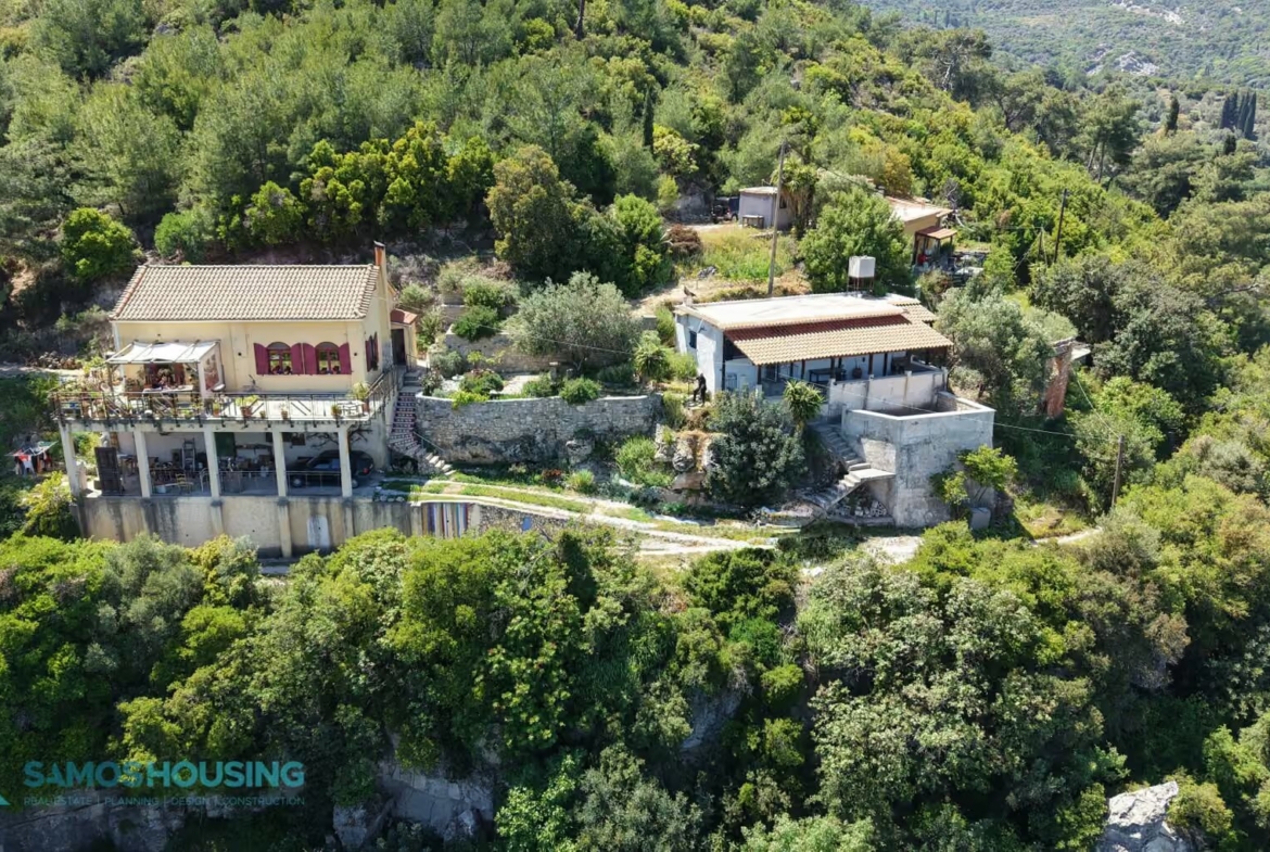 Sea View Cottage for Sale in Pagondas Samos – Village Retreat | SH580