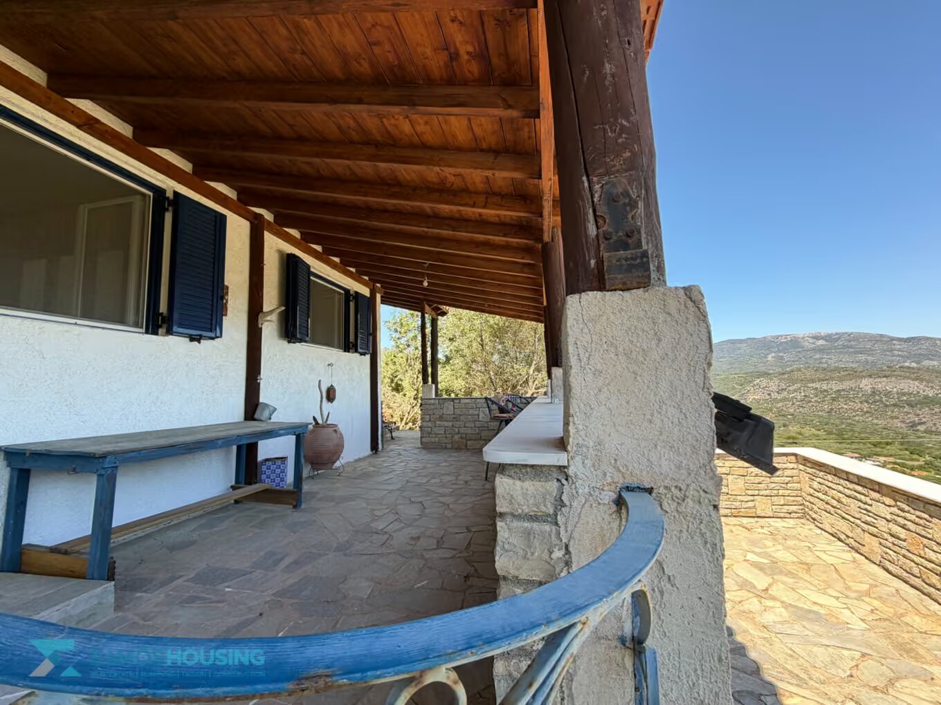 sh580-21-1 Sea View Cottage for Sale in Pagondas Samos – Village Retreat | SH580