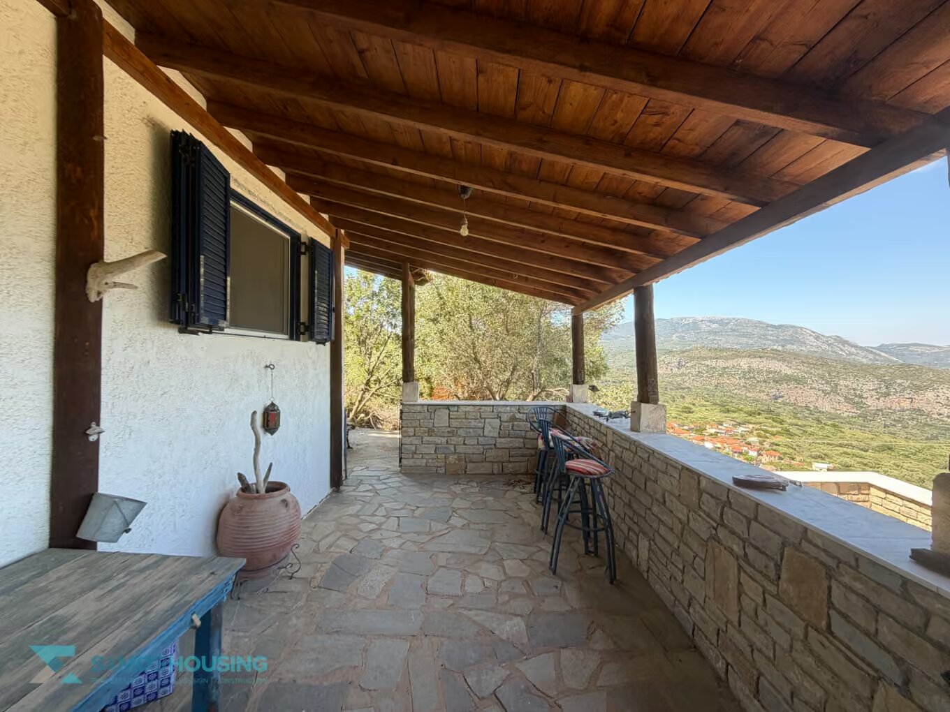 sh580-22-1 Sea View Cottage for Sale in Pagondas Samos – Village Retreat | SH580