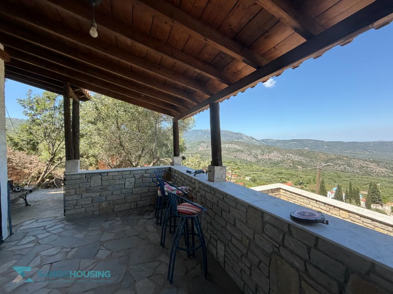 sh580-23-1 Sea View Cottage for Sale in Pagondas Samos – Village Retreat | SH580