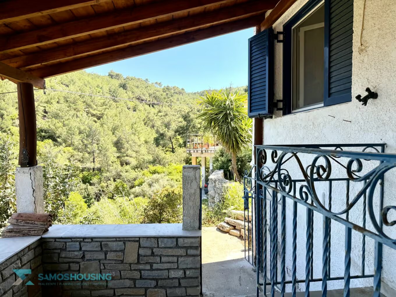 sh580-33 Sea View Cottage for Sale in Pagondas Samos – Village Retreat | SH580