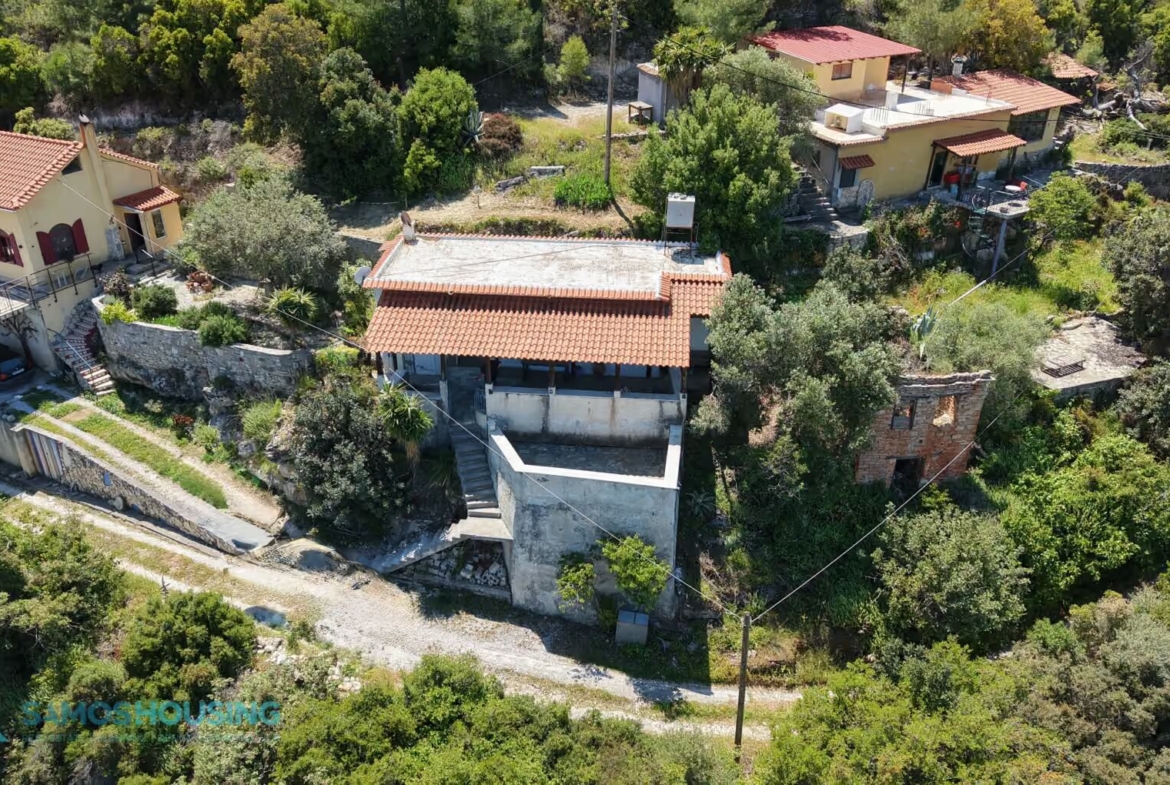 Sea View Cottage for Sale in Pagondas Samos – Village Retreat | SH580