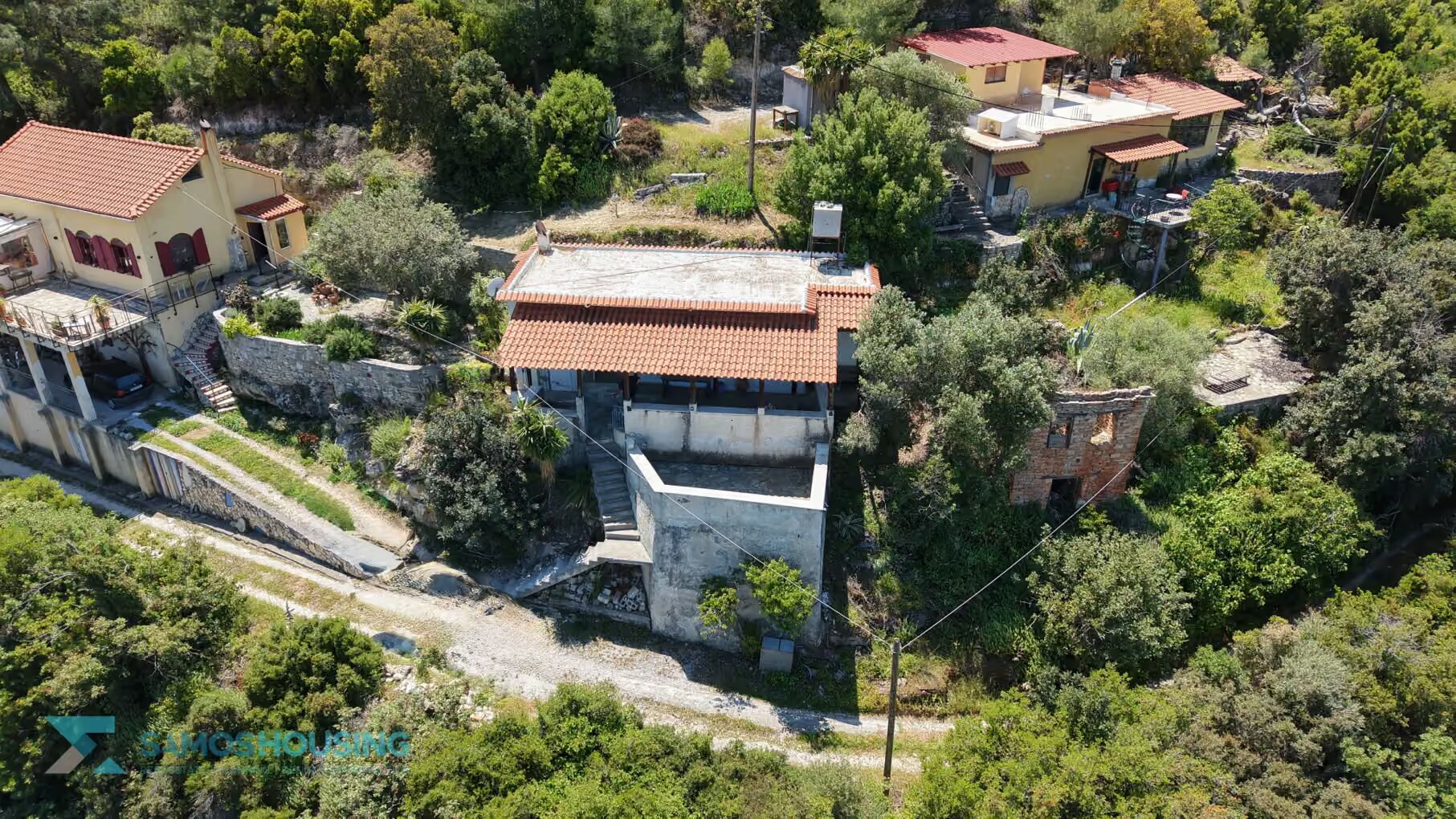 sh580-7-1 Sea View Cottage for Sale in Pagondas Samos – Village Retreat | SH580
