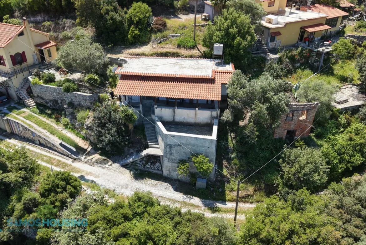 Sea View Cottage for Sale in Pagondas Samos – Village Retreat | SH580