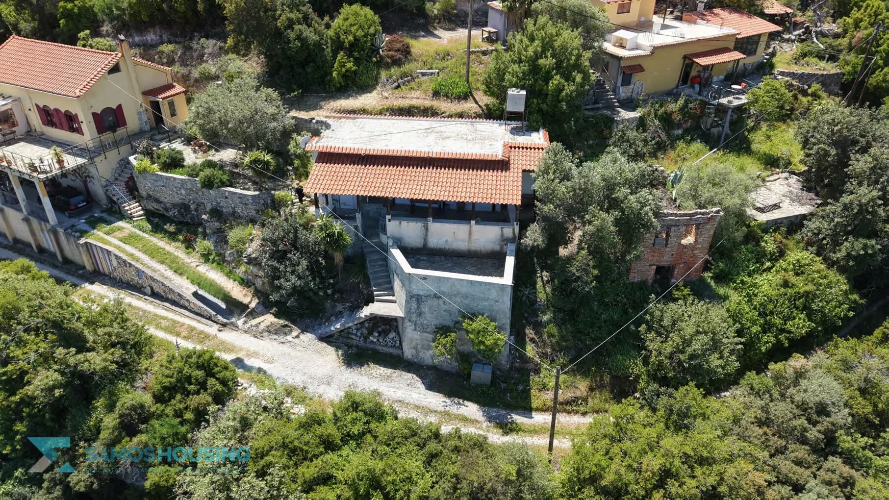 sh580-8-1 Sea View Cottage for Sale in Pagondas Samos – Village Retreat | SH580
