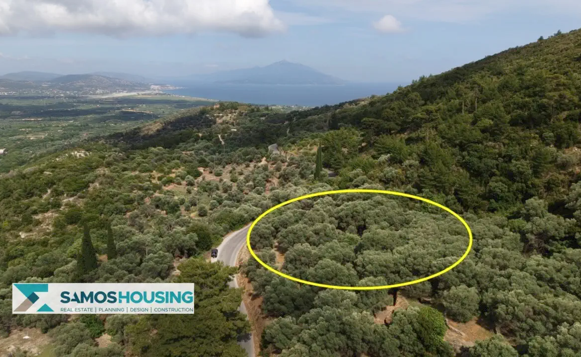 Building Plot for Sale in Samos – 4,781 m² near Pagondas (SH586)