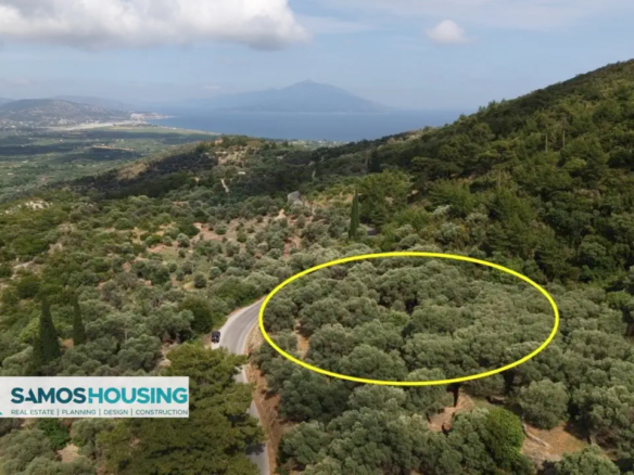 Building Plot for Sale in Samos – 4,781 m² near Pagondas (SH586)