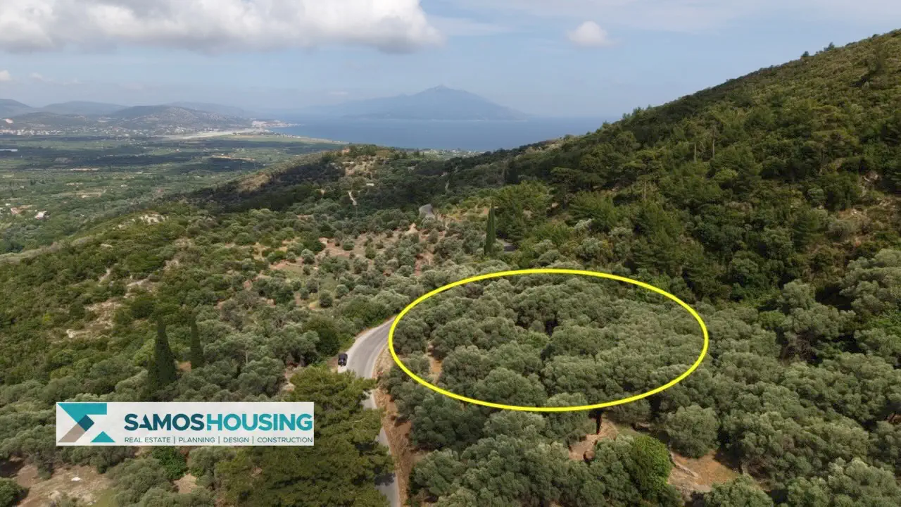 Building Plot For Sale In Samos – 4,781 M² Near Pagondas (SH586)13