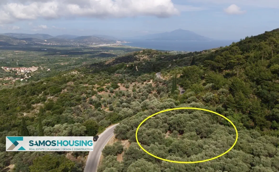 Building Plot for Sale in Samos – 4,781 m² near Pagondas (SH586)