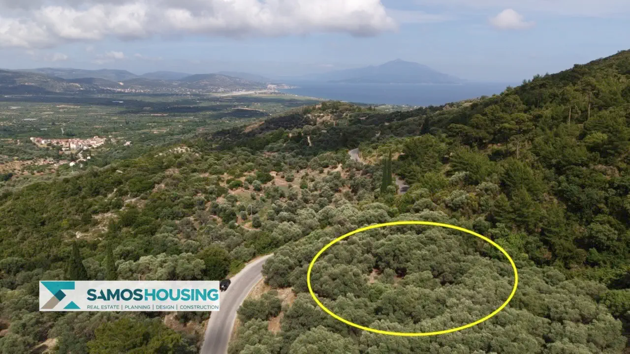 Building Plot for Sale in Samos – 4,781 m² near Pagondas (SH586)