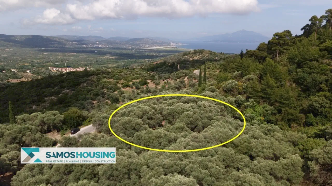 Building Plot for Sale in Samos – 4,781 m² near Pagondas (SH586)