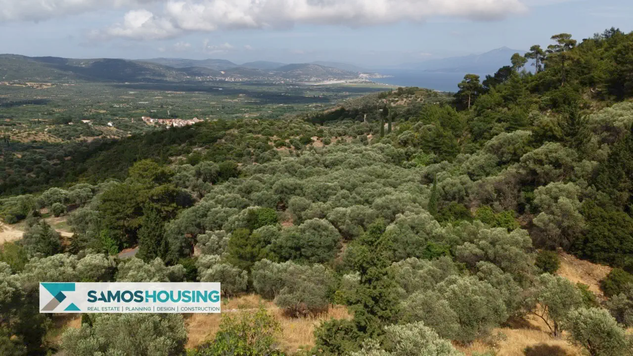 Building Plot for Sale in Samos – 4,781 m² near Pagondas (SH586)