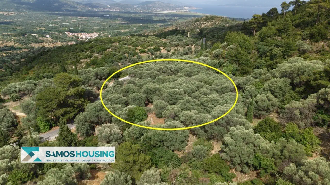 Building Plot for Sale in Samos – 4,781 m² near Pagondas (SH586)