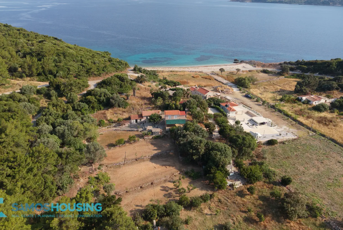 Beachfront Plot for Sale in Samos – 2,780m² at Agia Markela Beach (SH585)