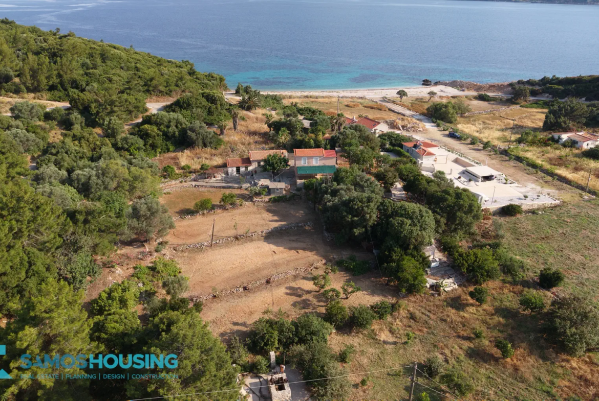 Beachfront Plot for Sale in Samos – 2,780m² at Agia Markela Beach (SH585)