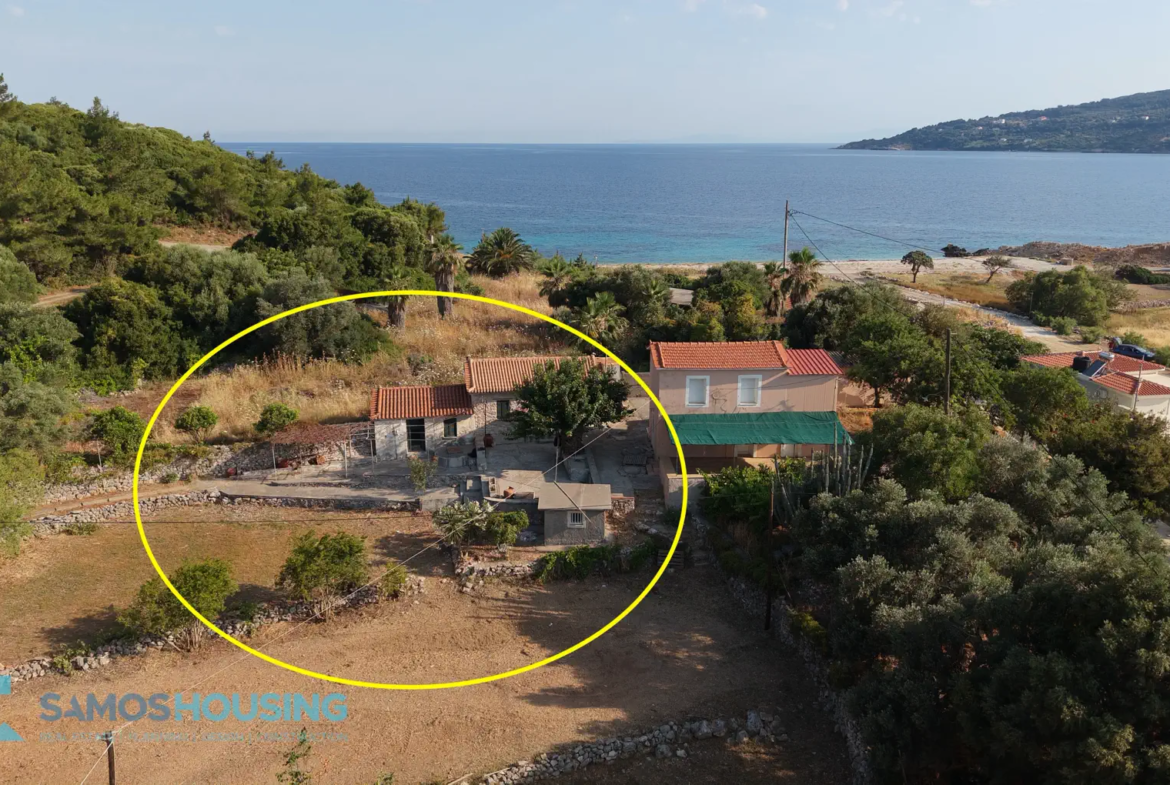 Beachfront Plot for Sale in Samos – 2,780m² at Agia Markela Beach (SH585)