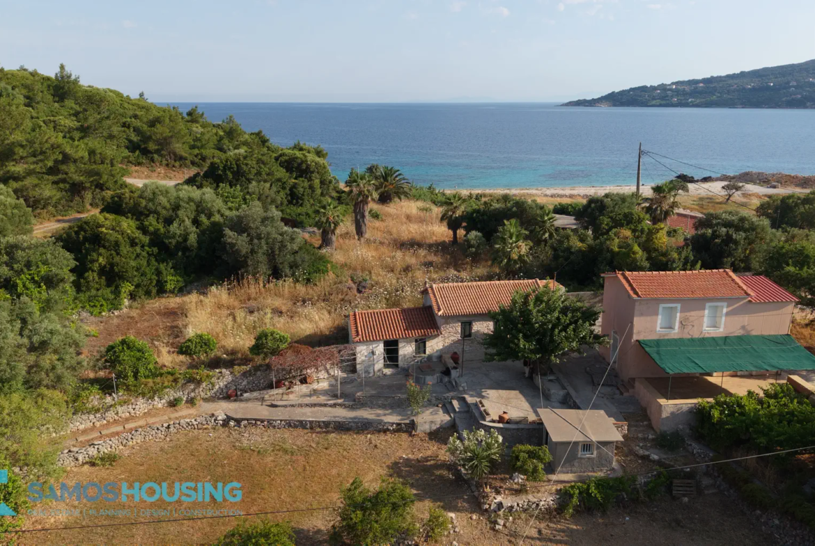 Beachfront Plot for Sale in Samos – 2,780m² at Agia Markela Beach (SH585)