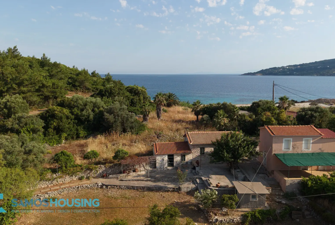Beachfront Plot for Sale in Samos – 2,780m² at Agia Markela Beach (SH585)