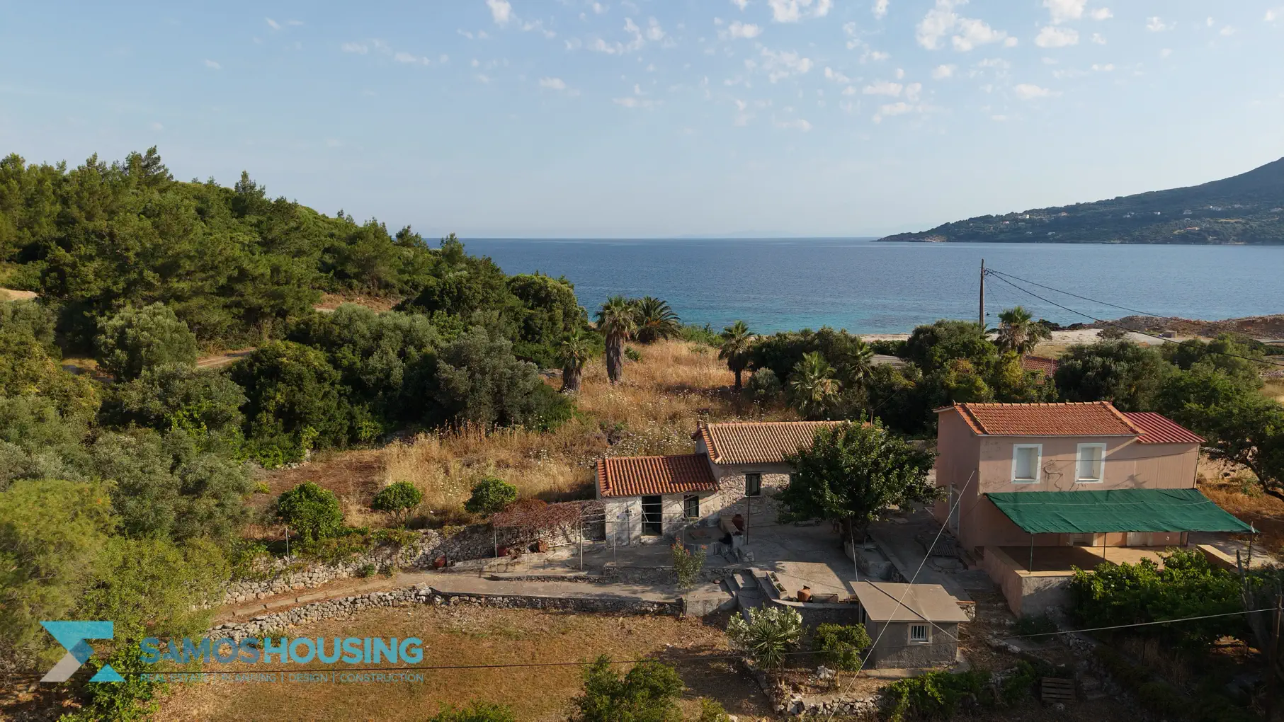 DJI_20260617083007_0268_D 7 Edited Beachfront Plot for Sale in Samos – 2,780m² at Agia Markela Beach (SH585)