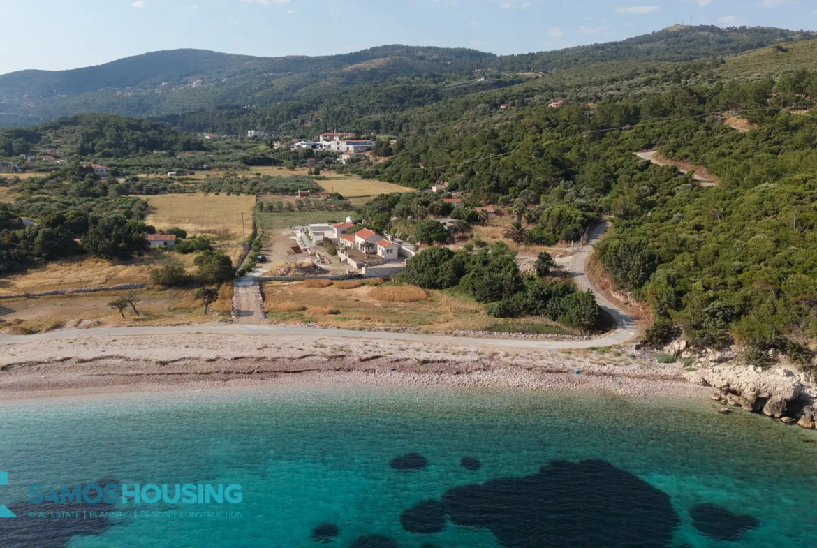 Beachfront Plot for Sale in Samos – 2,780m² at Agia Markela Beach (SH585)