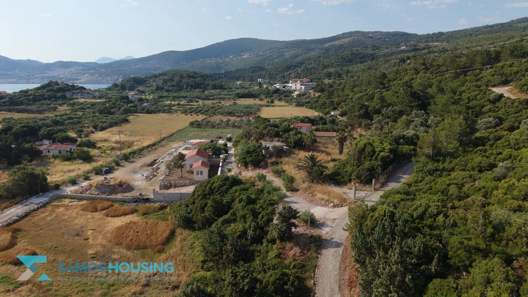 DJI_20260617083110_0274_D 17 Edited Beachfront Plot for Sale in Samos – 2,780m² at Agia Markela Beach (SH585)