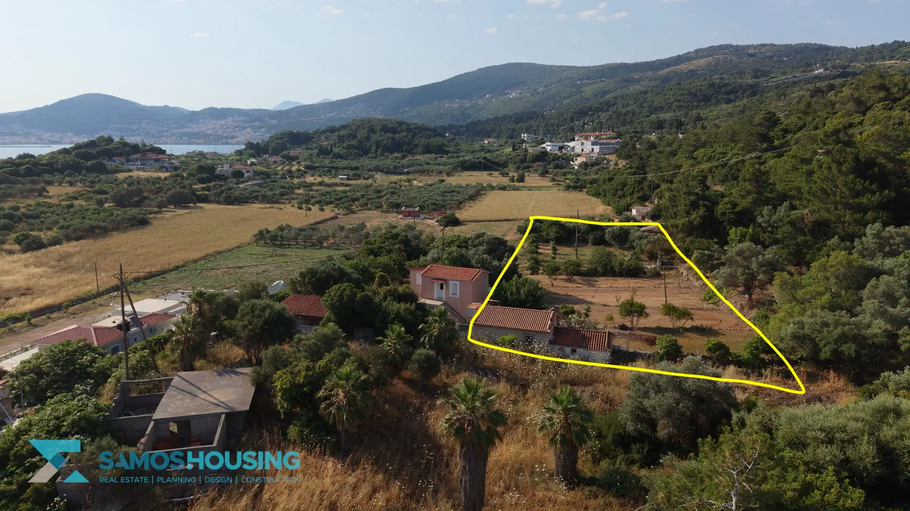 DJI_20260617083118_0276_D 19 Edited Beachfront Plot for Sale in Samos – 2,780m² at Agia Markela Beach (SH585)