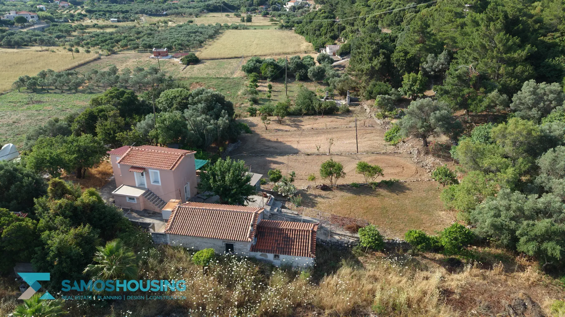 DJI_20260617083125_0278_D 20 Edited Beachfront Plot for Sale in Samos – 2,780m² at Agia Markela Beach (SH585)