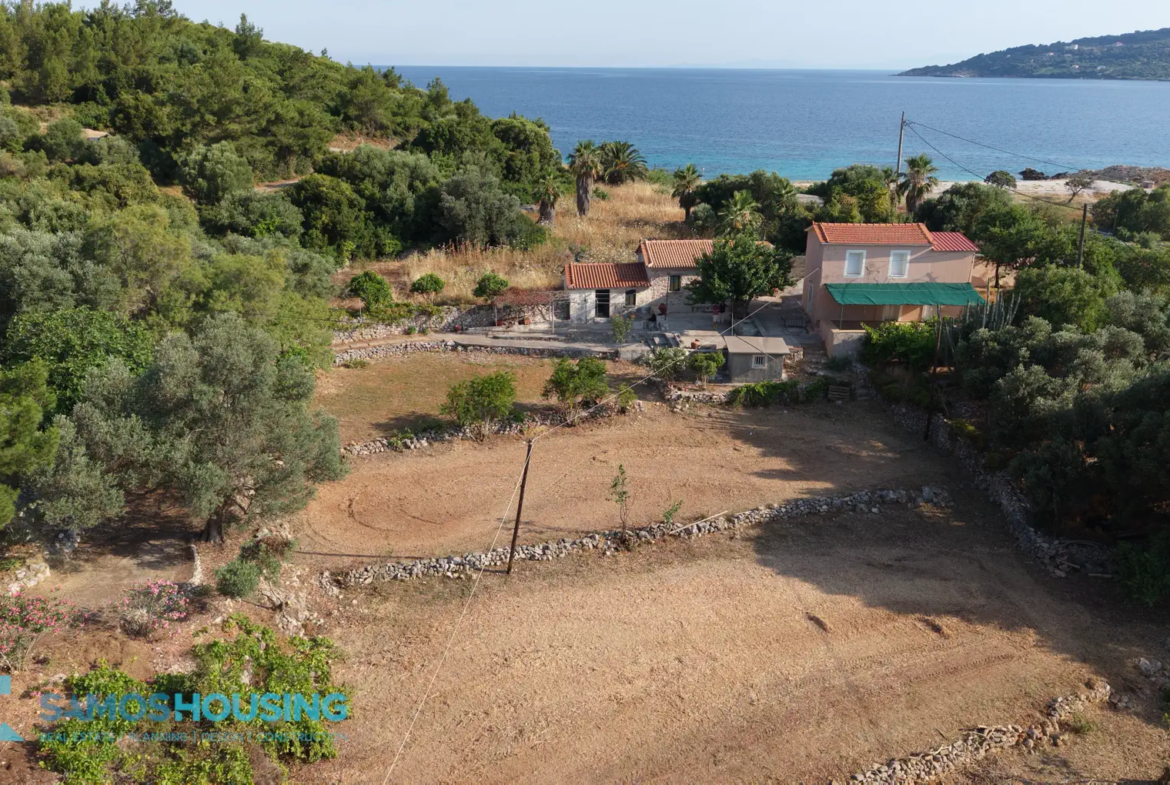 Beachfront Plot for Sale in Samos – 2,780m² at Agia Markela Beach (SH585)