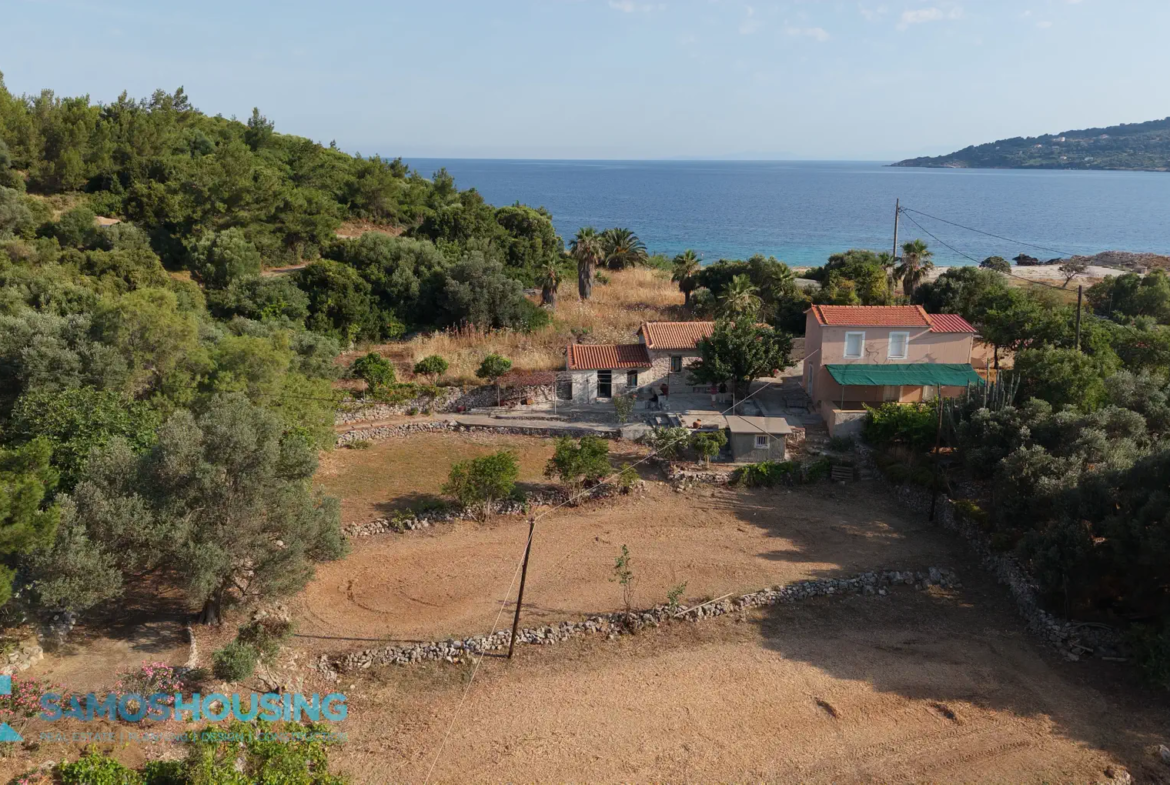 Beachfront Plot for Sale in Samos – 2,780m² at Agia Markela Beach (SH585)