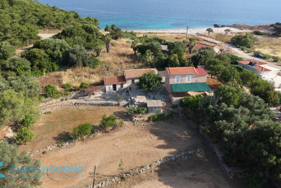 Beachfront Plot for Sale in Samos – 2,780m² at Agia Markela Beach (SH585)