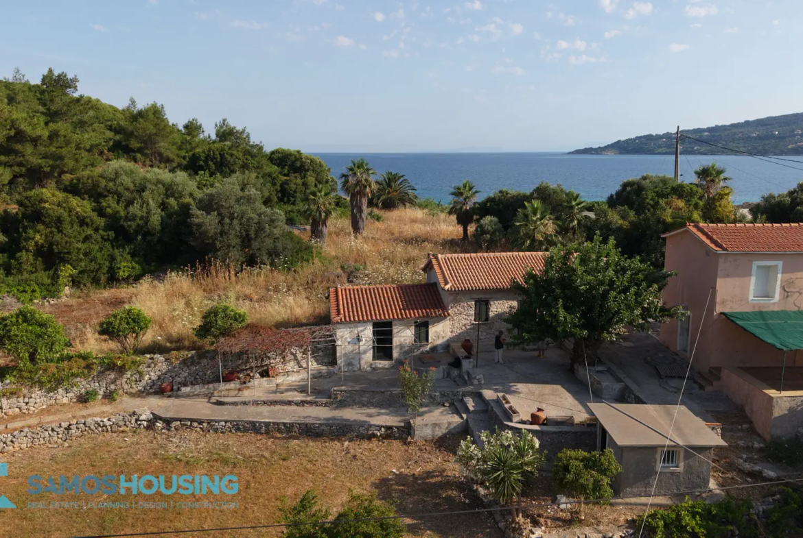 Beachfront Plot for Sale in Samos – 2,780m² at Agia Markela Beach (SH585)