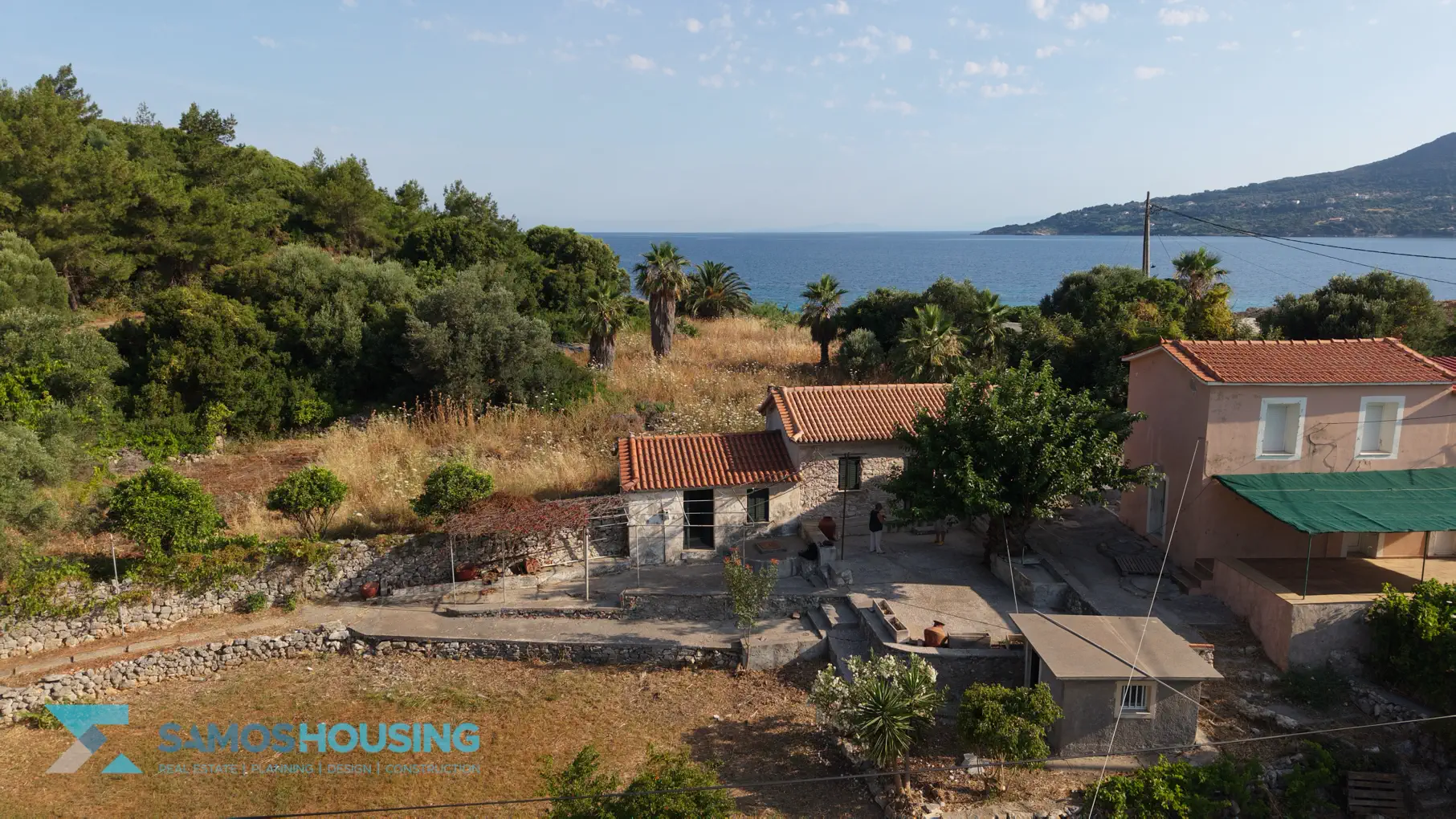 DJI_20260617083353_0288_D 38 Edited Beachfront Plot for Sale in Samos – 2,780m² at Agia Markela Beach (SH585)