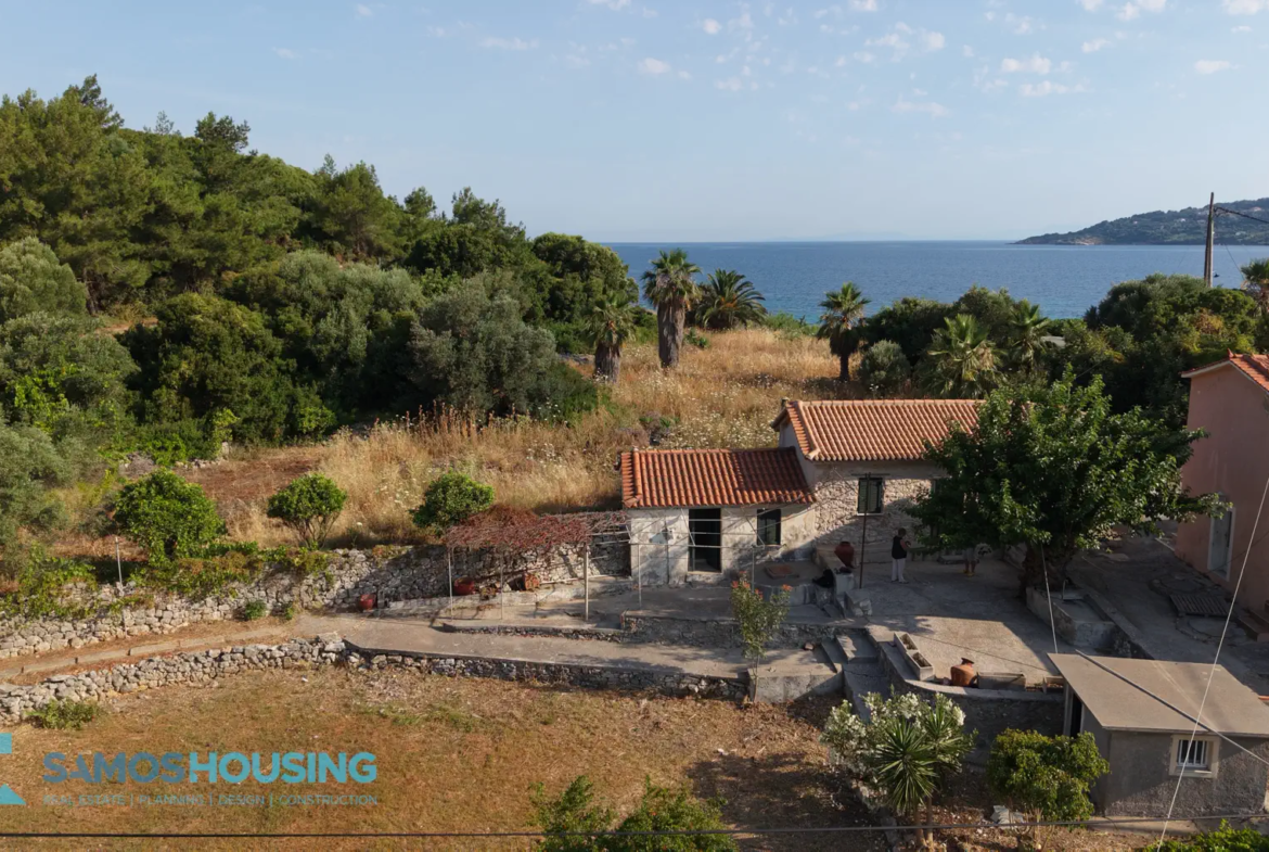 Beachfront Plot for Sale in Samos – 2,780m² at Agia Markela Beach (SH585)