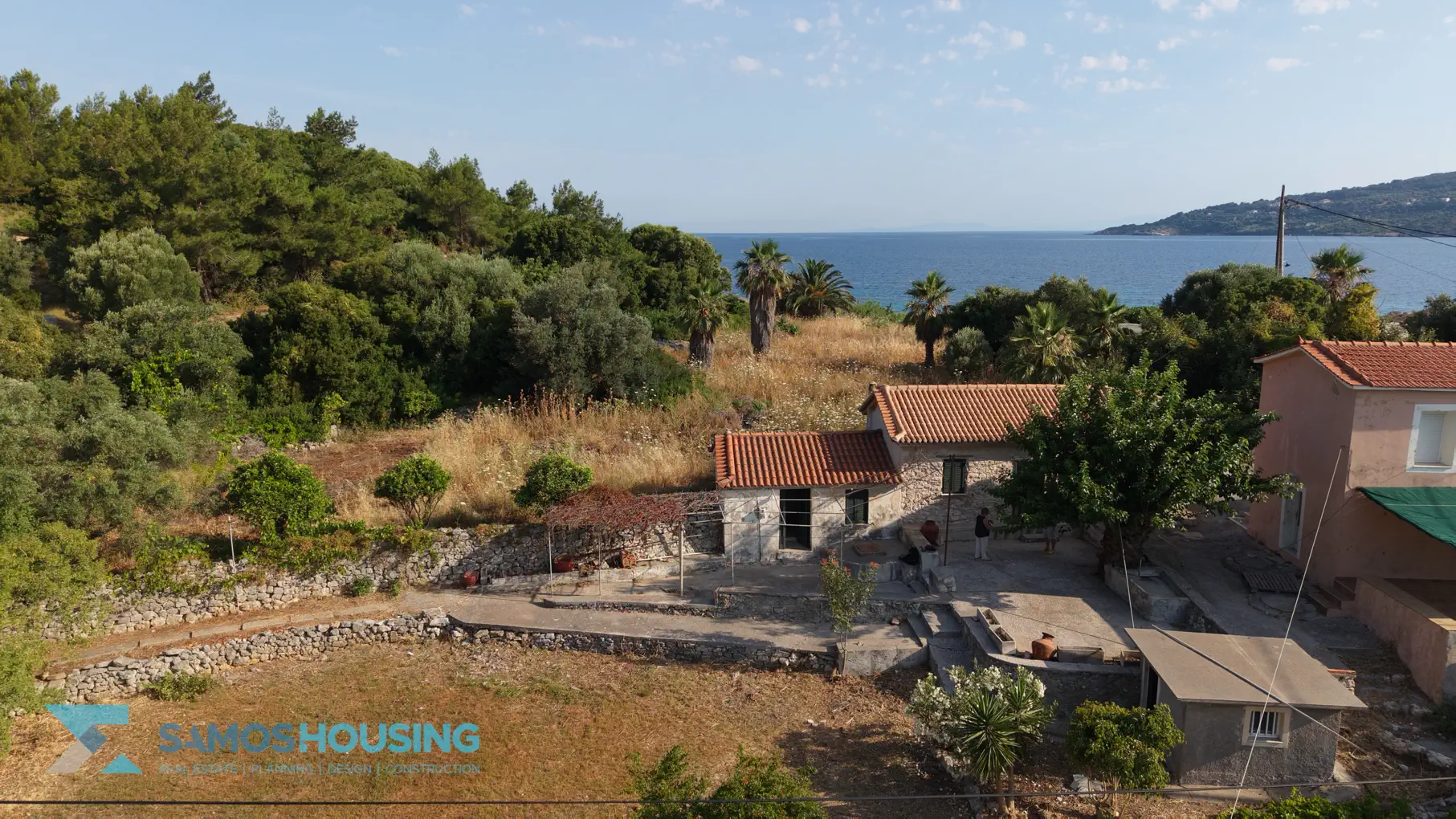DJI_20260617083354_0289_D 39 Edited Beachfront Plot for Sale in Samos – 2,780m² at Agia Markela Beach (SH585)