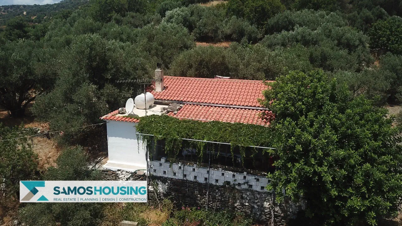 DJI_0212-imp Απομονωμένη Εξοχική Κατοικία με Θέα στη Σάμο – 20.380 τ.μ. κοντά στους Σπαθαραίους (SH588)