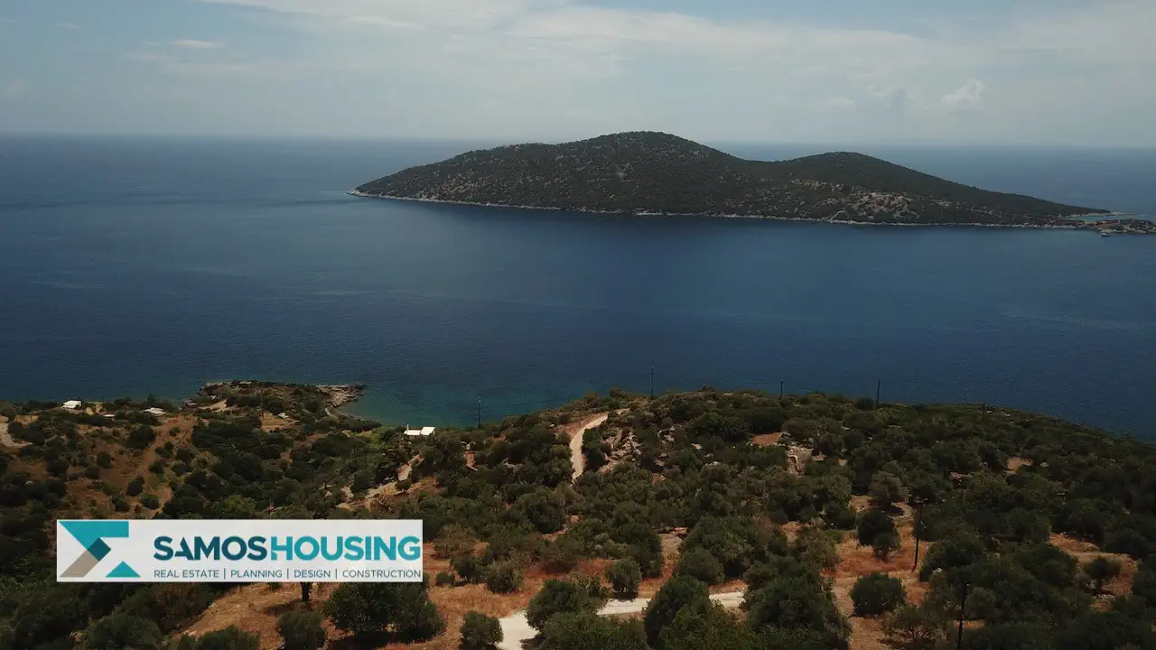 DJI_0219-imp Απομονωμένη Εξοχική Κατοικία με Θέα στη Σάμο – 20.380 τ.μ. κοντά στους Σπαθαραίους (SH588)