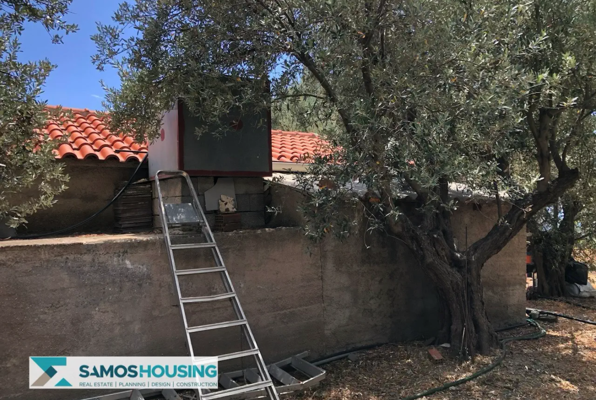 Απομονωμένη Εξοχική Κατοικία με Θέα στη Σάμο – 20.380 τ.μ. κοντά στους Σπαθαραίους (SH588)