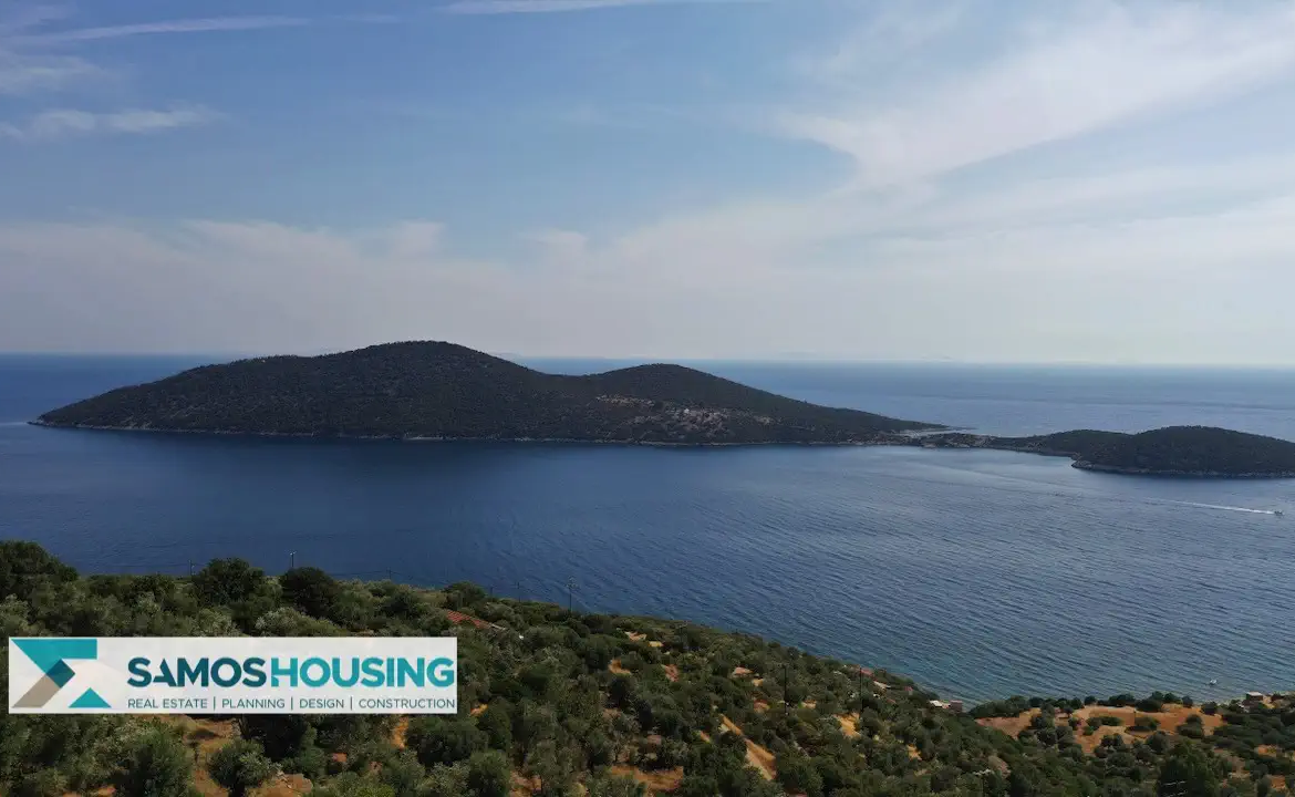 Απομονωμένη Εξοχική Κατοικία με Θέα στη Σάμο – 20.380 τ.μ. κοντά στους Σπαθαραίους (SH588)