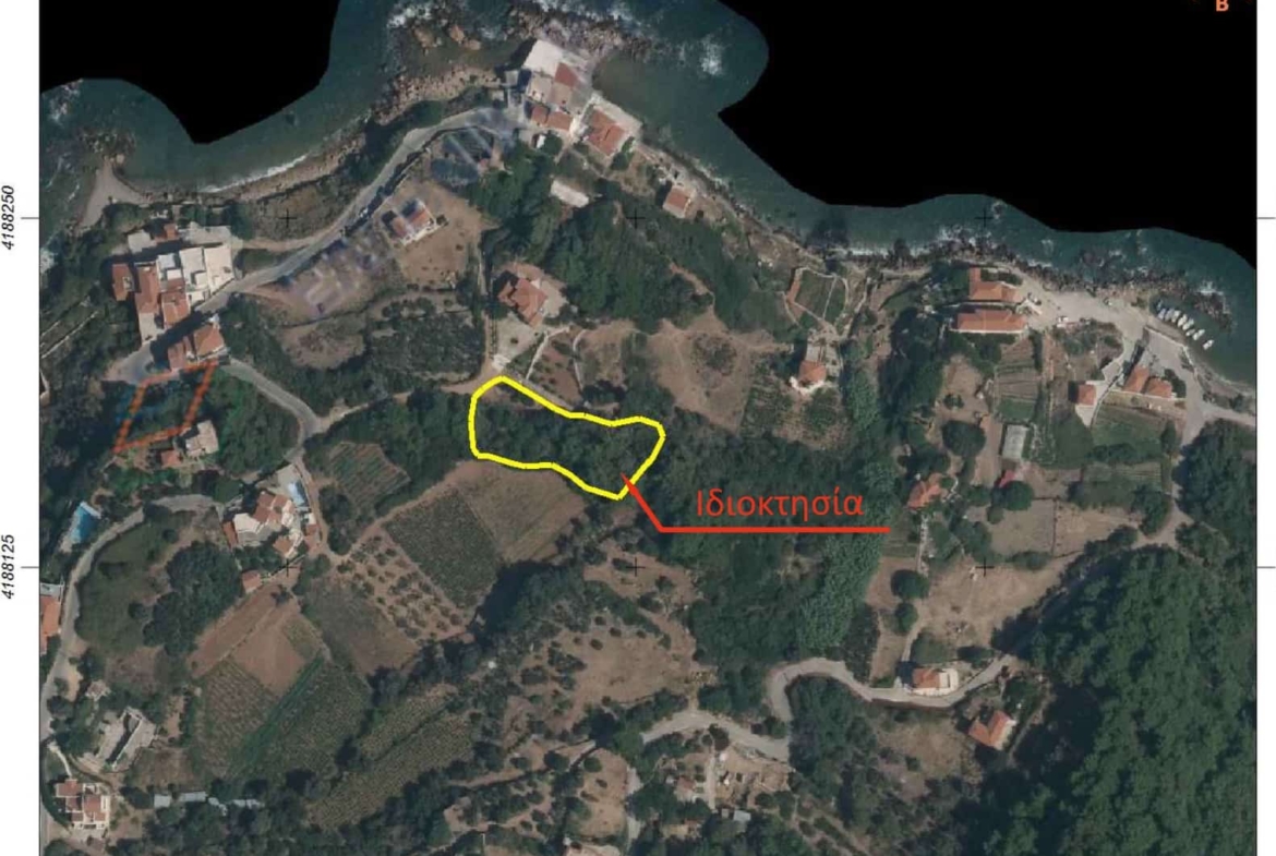 Παραθαλάσσιο οικόπεδο 1.553 τ.μ. στον Άγιο Νικόλαο, Καρλόβασι – Σάμος