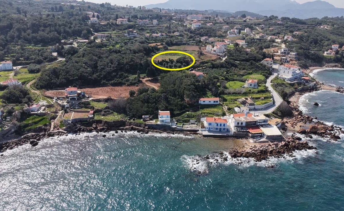 Παραθαλάσσιο οικόπεδο 1.553 τ.μ. στον Άγιο Νικόλαο, Καρλόβασι – Σάμος