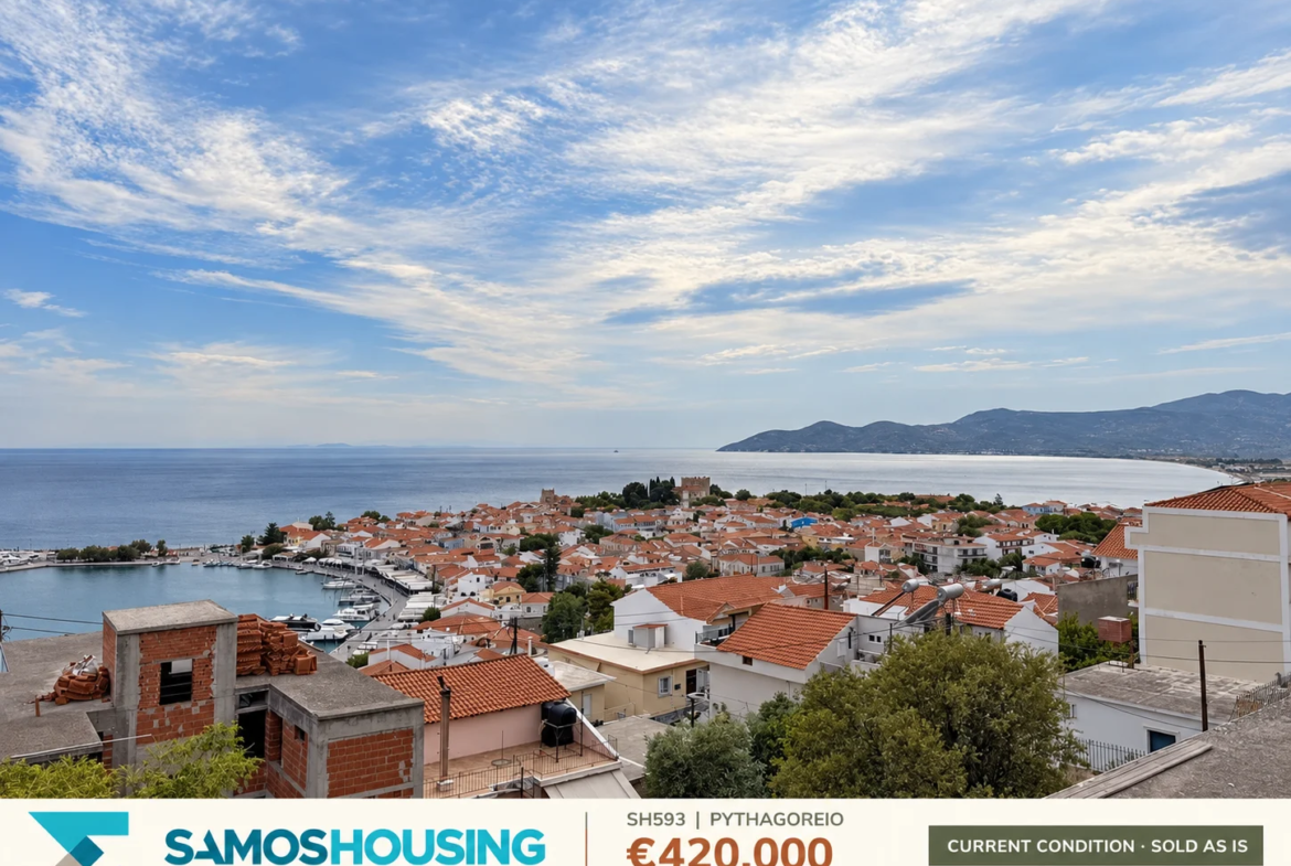 SH593, Pythagoreio — pythagoreio · harbour and town