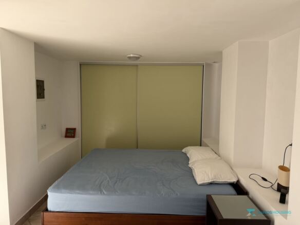 Double bedroom with built-in wardrobe, Stavrinides cottage, Samos